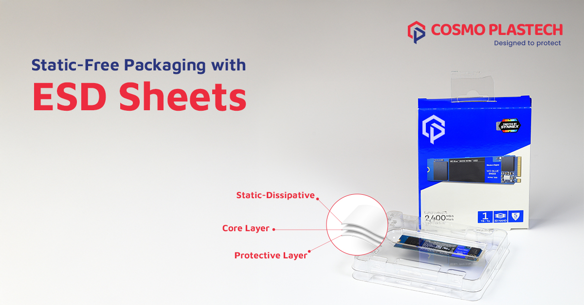 The Secret to Safe Electronics Packaging - Cosmo Plastech's ESD Sheets